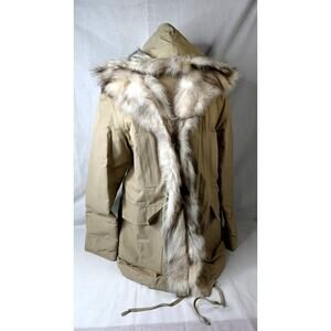 Vintage Ramosport Fur Trim Coat Women's LARGE